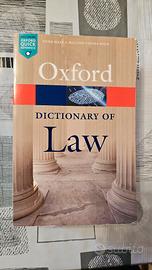 Dictionary of Law Oxford Libro universitario