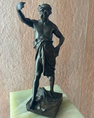 Bronzo figura francese stile Luigi XVI