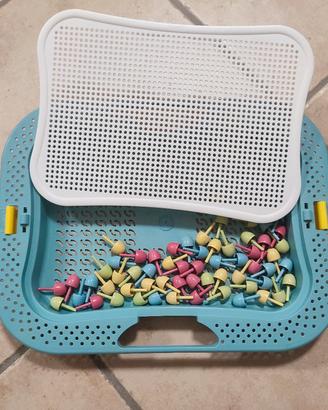 Chiodini Mosaico Colorati per Bambini Valigetta