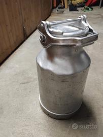 bidone latte in alluminio 25 litri 