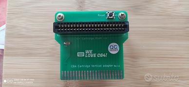 adattatore verticale cartucce c64 