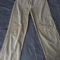 Pantaloni velluto beige ZARA