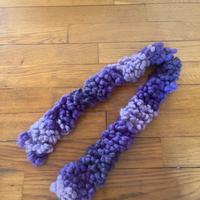 Sciarpa viola in lana