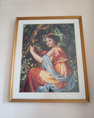 Quadro ricamo