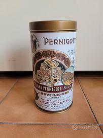 Barattolo scatola di latta "Pernigotti"