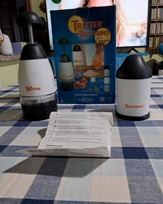 tritter con tritterino per preparazione alimentare