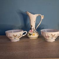 Set Vintage Tazze da the e Vaso