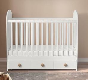 Lettino bambini ikea + materassino e coperte