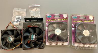 Set 4 Ventole PC Cooler Master 80x80x25mm
