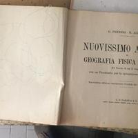 vecchio atlante geografia fisica politica Paravia
