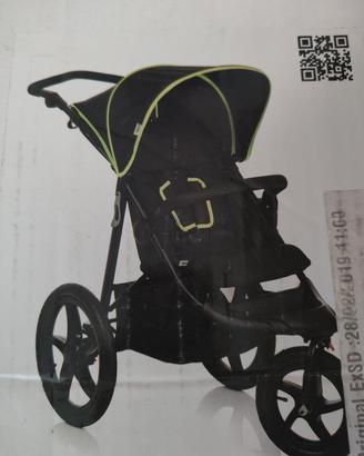 Passeggino Hauck Runner (nero/giallofluo)