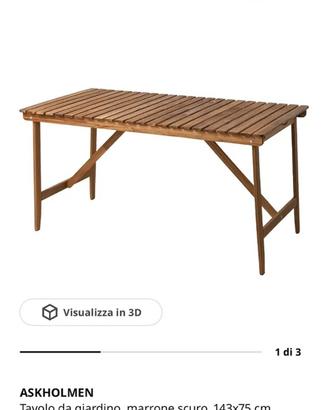Tavolo da esterno Ikea