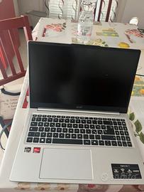 Pc Acer aspire lite 15 +stampante canon tr4755i