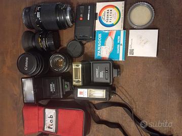 Obiettivo flash e filtri