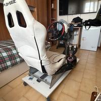 simulatore di guida logitech G923 con leva cambio