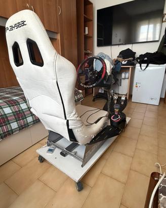 simulatore di guida logitech G923 con leva cambio