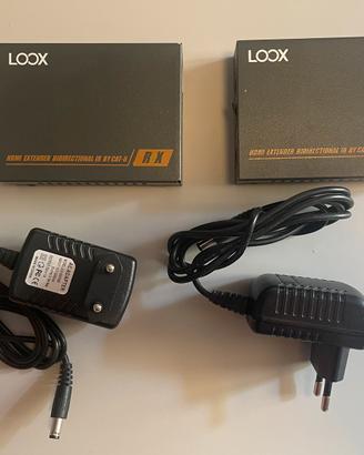 HDMI Extender 60m Cat6 LOOX con IR TX RX Full HD