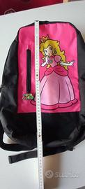 Zaino asilo scuola Super Mario Principessa Peach