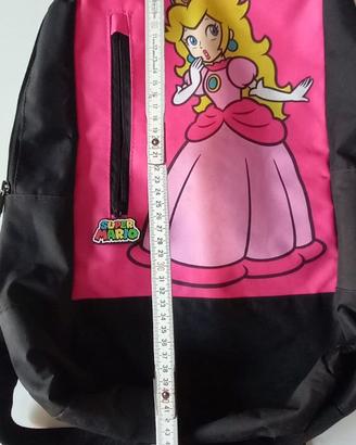 Zaino asilo scuola Super Mario Principessa Peach