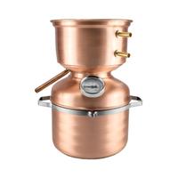 Alambicco in rame 5 litri a fungo distillatore