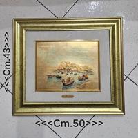 Quadro su figlia oro  Artista: Giuseppe De Sanctis