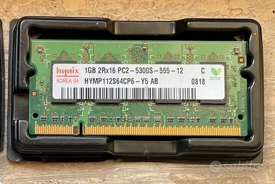 Ram HYNIX so-dimm 1gb