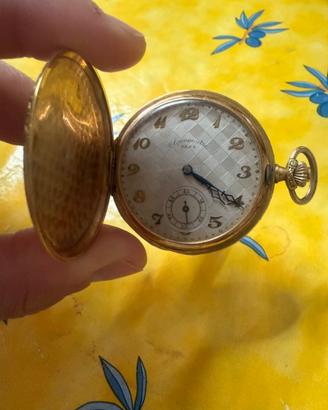Orologio da tasca oro 18k chronometre zena