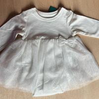 Vestitino elegante bimba bianco