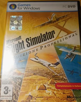 Flight Simulator X Professional come nuovo 