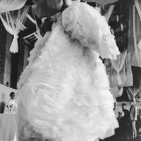 Vestito da sposa in organza