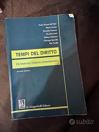 Libro universitario di storia del diritto