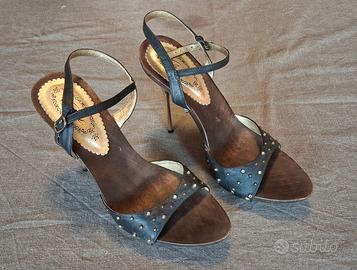 SCARPE DONNA TACCO FATTE A MANO PEZZO UNICO - 40