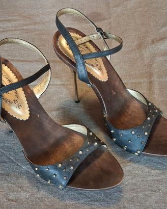 SCARPE DONNA TACCO FATTE A MANO PEZZO UNICO - 40