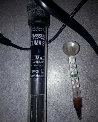 termometro riscaldatore aquario 