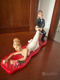 3 statuette ironiche idea matrimonio