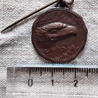 Albisola Alpini 27-10-1968. Medaglia con aquila