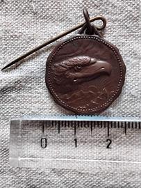 Albisola Alpini 27-10-1968. Medaglia con aquila