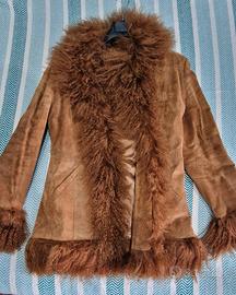 Giacca Vintage EXTYN in Vera Pelle Renna 