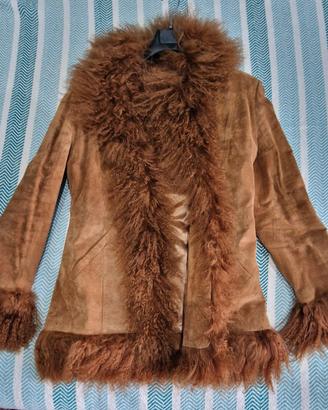 Giacca Vintage EXTYN in Vera Pelle Renna 