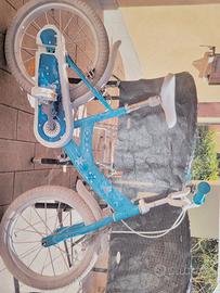Bicicletta da bambina Frozen 2 freni 16 pollici