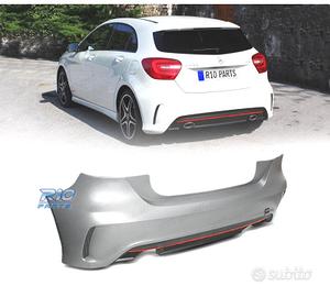 PARAURTI POSTERIORE MERCEDES A W176 12-15 LOOK AMG