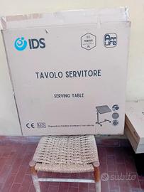 Tavolo servitore per anziani/allettati