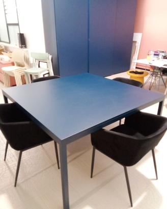 TAVOLO QUADRATO FANTIN BLU NAVY (SEDIE OMAGGIO!)