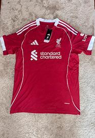 Maglietta liverpool con cartellino