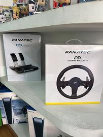 Pacchetto Pedali + Volante Fanatec CSL