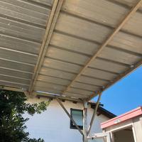 Tettoia da cantiere per betoniera
