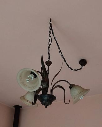 Lampadario sospeso a 3 luci #idearegalo