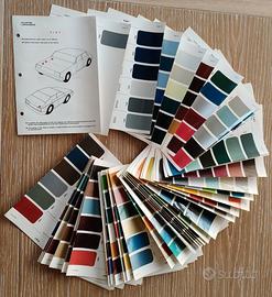 Campionario vernici auto storiche Fiat anni 60 70