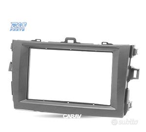 CORNICE NERA RADIO 2-DIN PER TOYOTA COROLLA 07-13