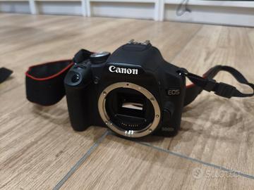 Canon EOS 500D + EOS 500N + obiettivo 18-55mm etc
